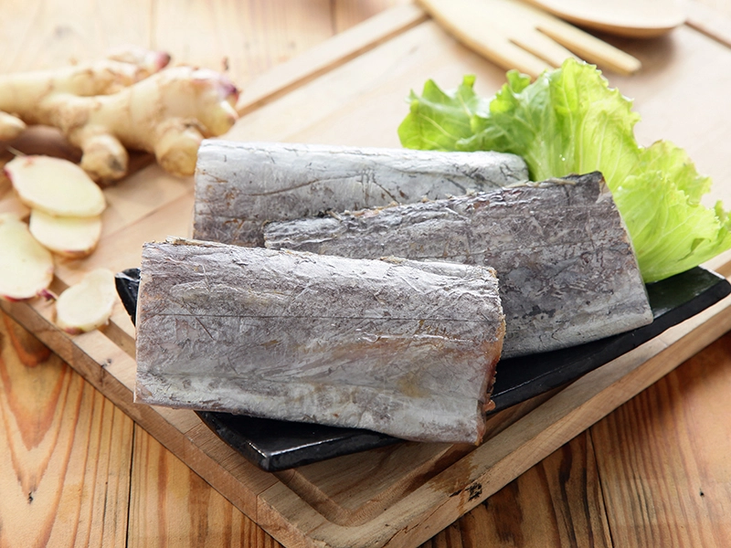 台灣梧棲港白帶魚片