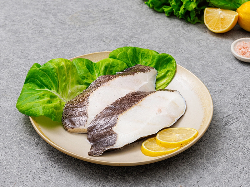 大比目魚切片